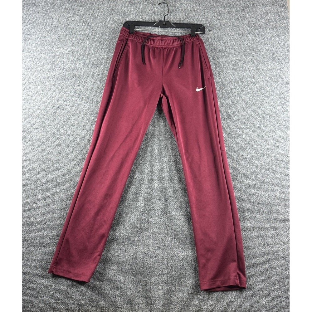 Nike Epic 2.0 Team Pants Womens S Red Training Jogger Athletic Swoosh CN9523-610